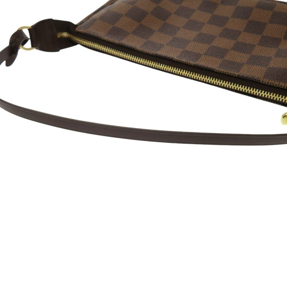 LOUIS VUITTON Pouch N41206 Damier canvas Brown Damier Pochette Accessoires Accessory pouch Women Used Authentic