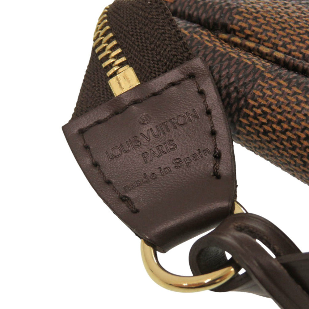 LOUIS VUITTON Pouch N41206 Damier canvas Brown Damier Pochette Accessoires Accessory pouch Women Used Authentic