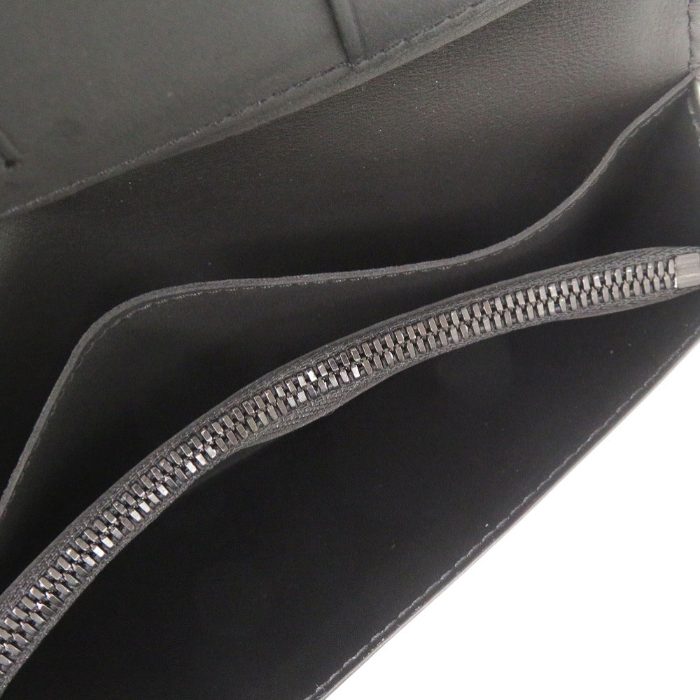 LOUIS VUITTON Long Wallet Purse M62900 leather Noir Monogram shadow Portefeuille Braza
