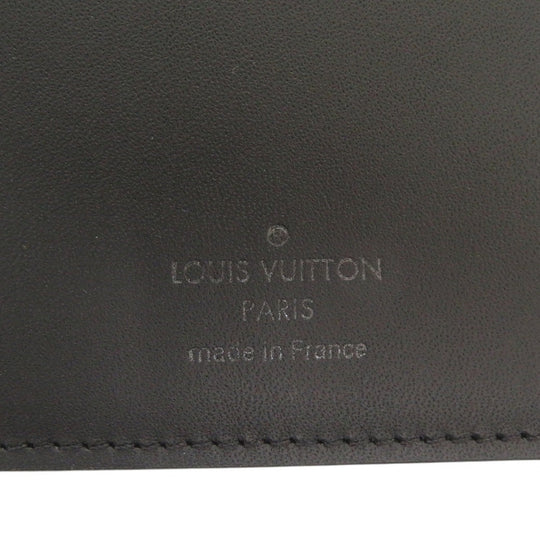 LOUIS VUITTON Long Wallet Purse M62900 leather Noir Monogram shadow Portefeuille Braza