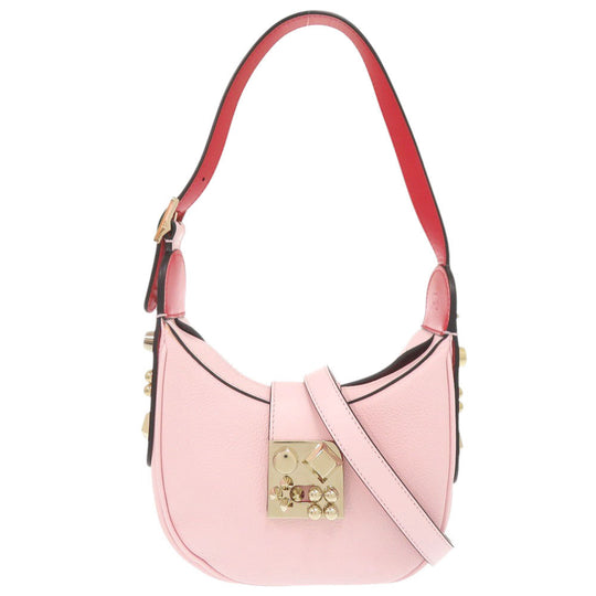 Christian Louboutin Shoulder Bag leather pink CARASKY mini