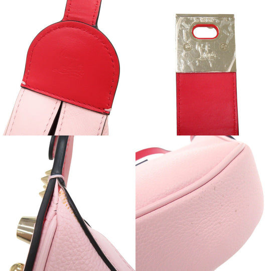 Christian Louboutin Shoulder Bag leather pink CARASKY mini
