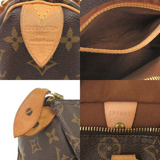 LOUIS VUITTON Handbag M41528 Monogram canvas Brown Monogram Speedy 25 Women Used Authentic