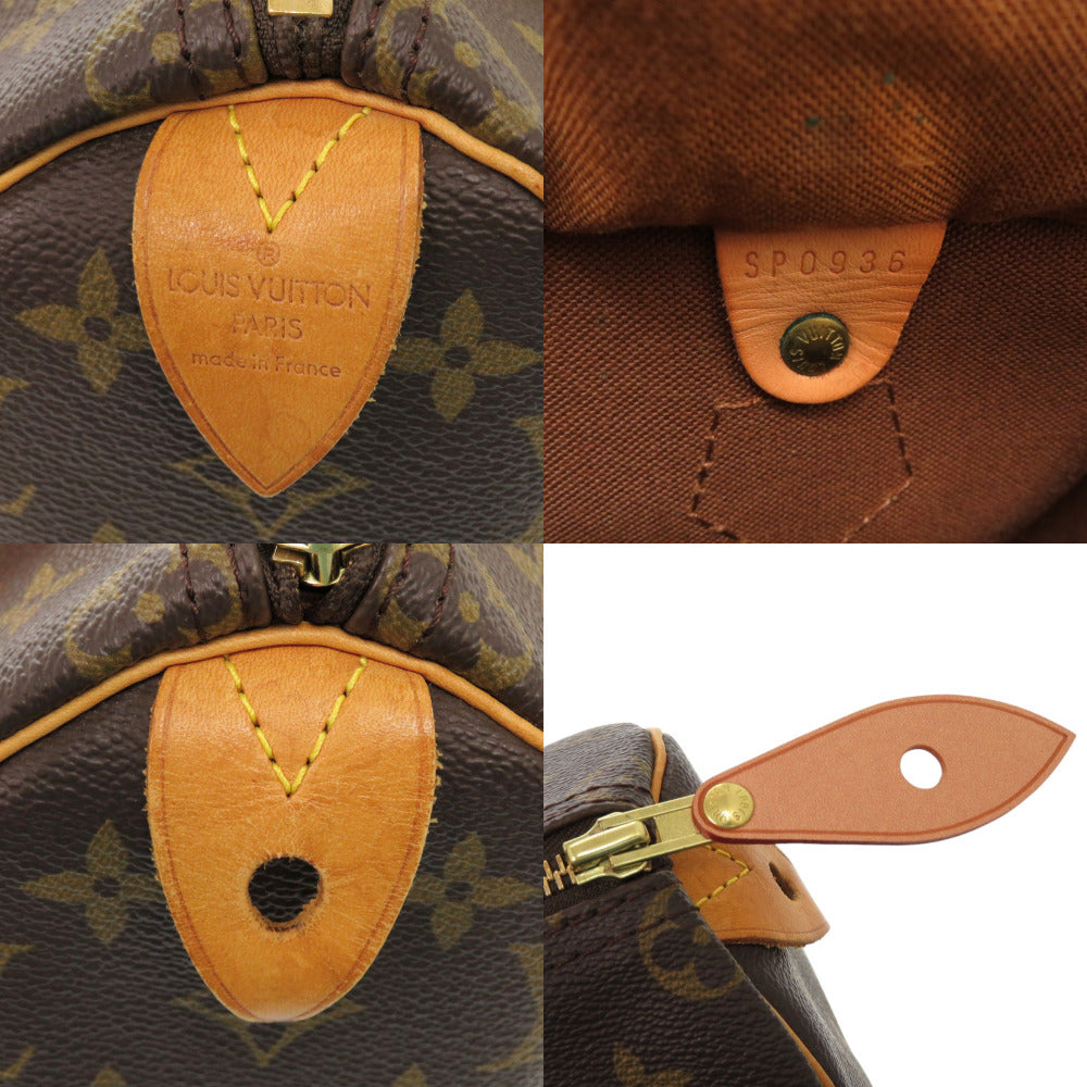 LOUIS VUITTON Handbag M41528 Monogram canvas Brown Monogram Speedy 25