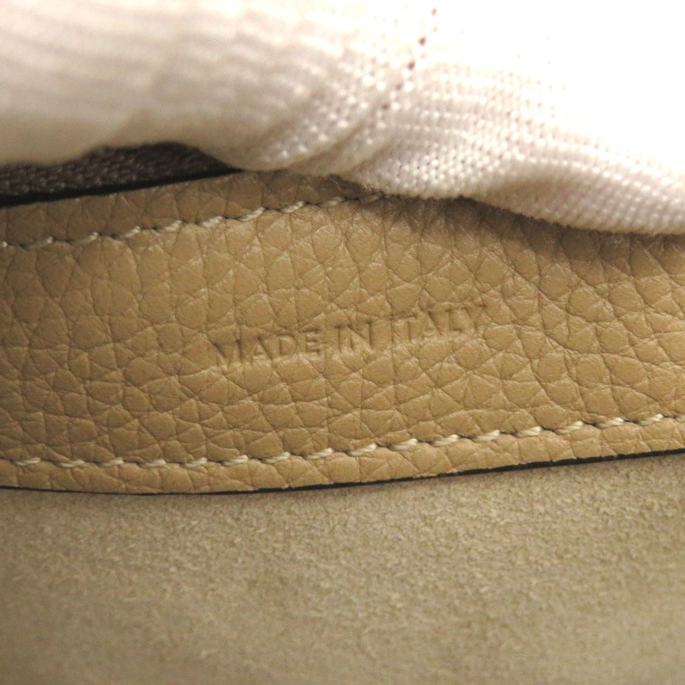 CELINE Handbag leather beige Luggage micro shopper