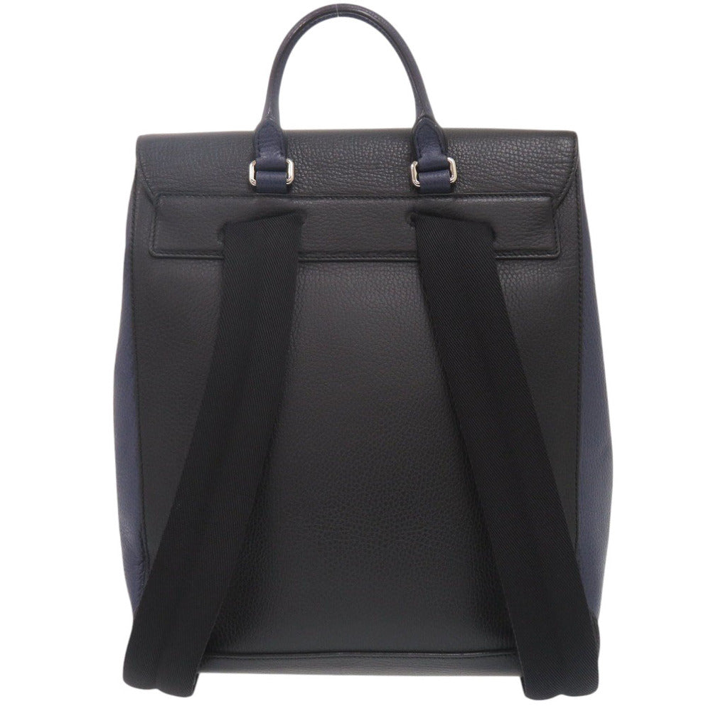 GUCCI Backpack 406364 leather Navy
