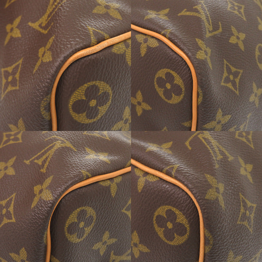 LOUIS VUITTON Boston Duffel bag M41428 Monogram canvas Brown Monogram Keepall 45 mens Used Authentic