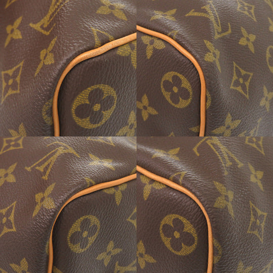 LOUIS VUITTON Boston Duffel bag M41428 Monogram canvas Brown Monogram Keepall 45 mens Used Authentic