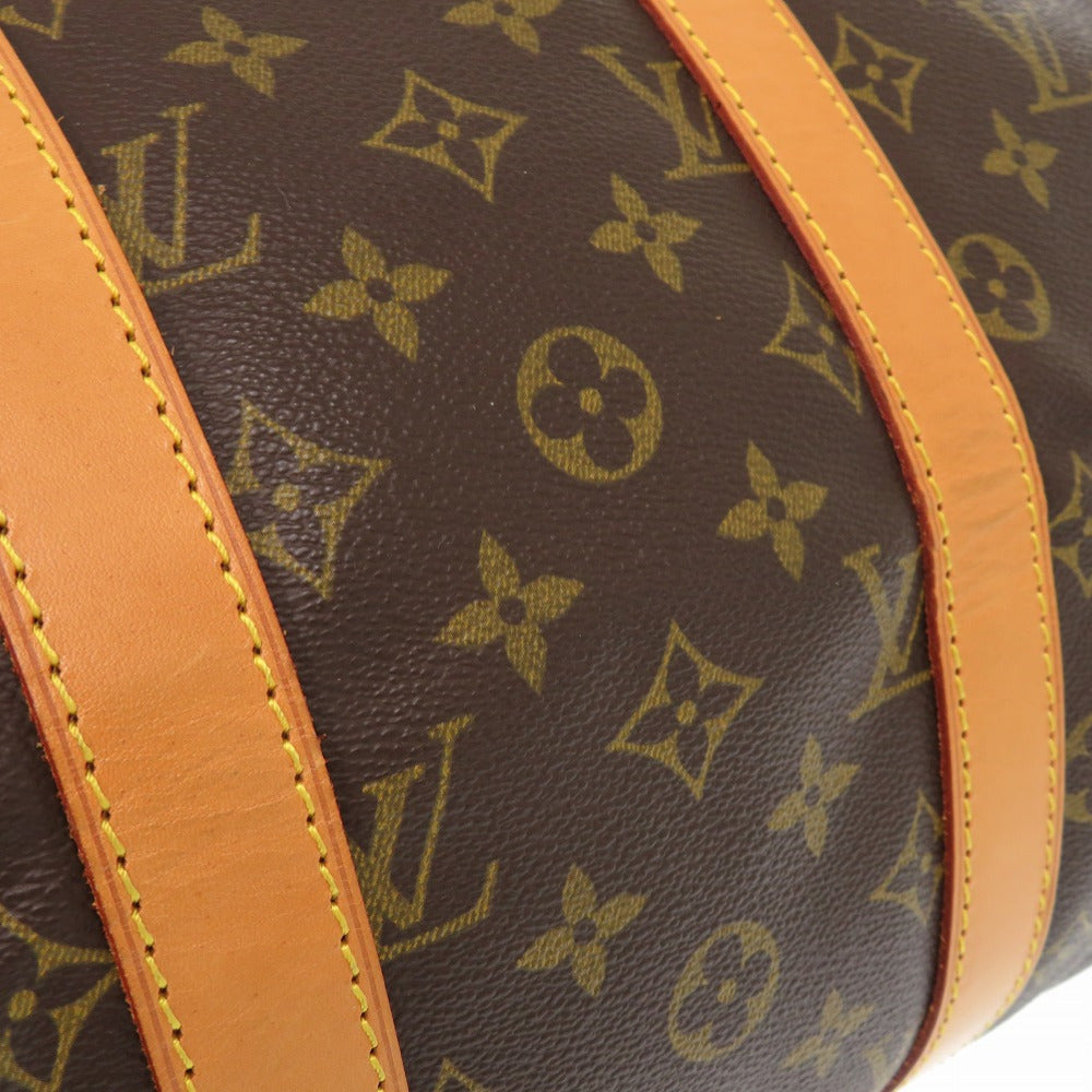 LOUIS VUITTON Boston Duffel bag M41428 Monogram canvas Brown Monogram Keepall 45 mens Used Authentic