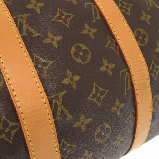 LOUIS VUITTON Boston Duffel bag M41428 Monogram canvas Brown Monogram Keepall 45 mens Used Authentic