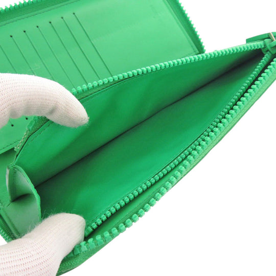 LOUIS VUITTON Long Wallet Purse M81549 Taurillon Clemence Leather Mint green Zippy Wallet Vertical mens Used Authentic