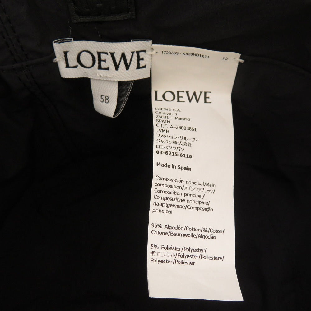 LOEWE Other hats K820HB1X13 Cotton, Polyester beige anagram 58