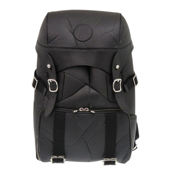 HUNTING WORLD Backpack Nylon, Leather black Backpack NariFuri Collaboration mens Used Authentic