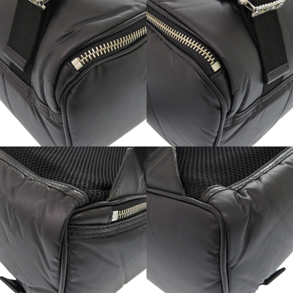 HUNTING WORLD Backpack Nylon, Leather black Backpack NariFuri Collaboration mens Used Authentic