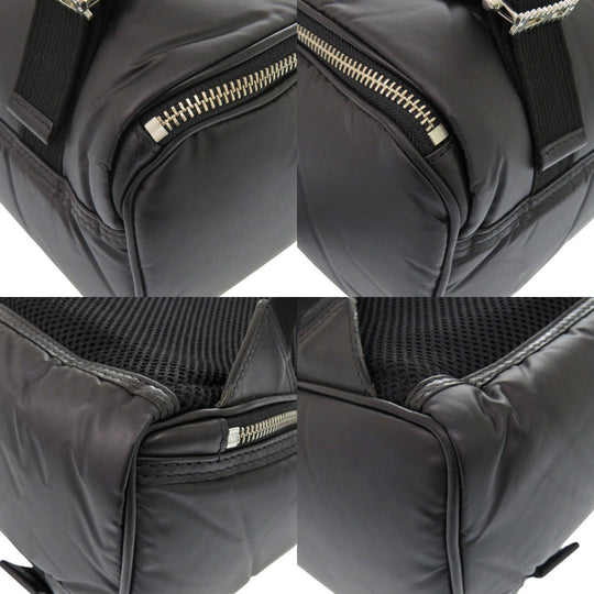 HUNTING WORLD Backpack Nylon, Leather black Backpack NariFuri Collaboration mens Used Authentic