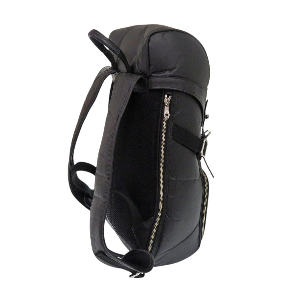 HUNTING WORLD Backpack Nylon, Leather black Backpack NariFuri Collaboration mens Used Authentic