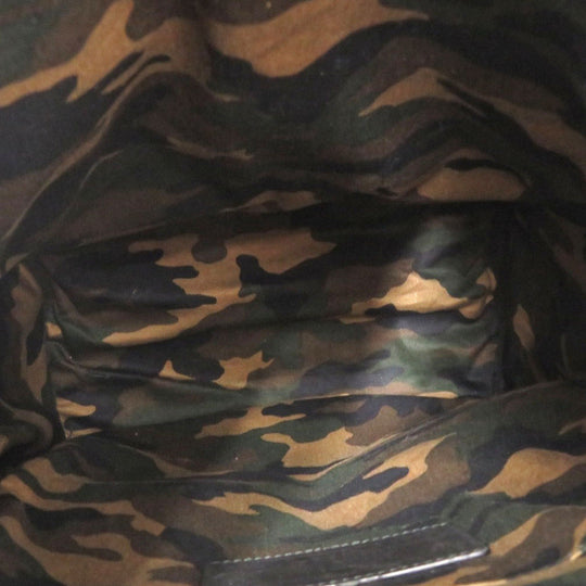 HUNTING WORLD Backpack Nylon, Leather black Backpack NariFuri Collaboration mens Used Authentic