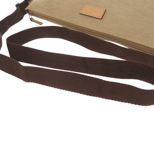 GUCCI Shoulder Bag 257301 canvas beige Women Used Authentic