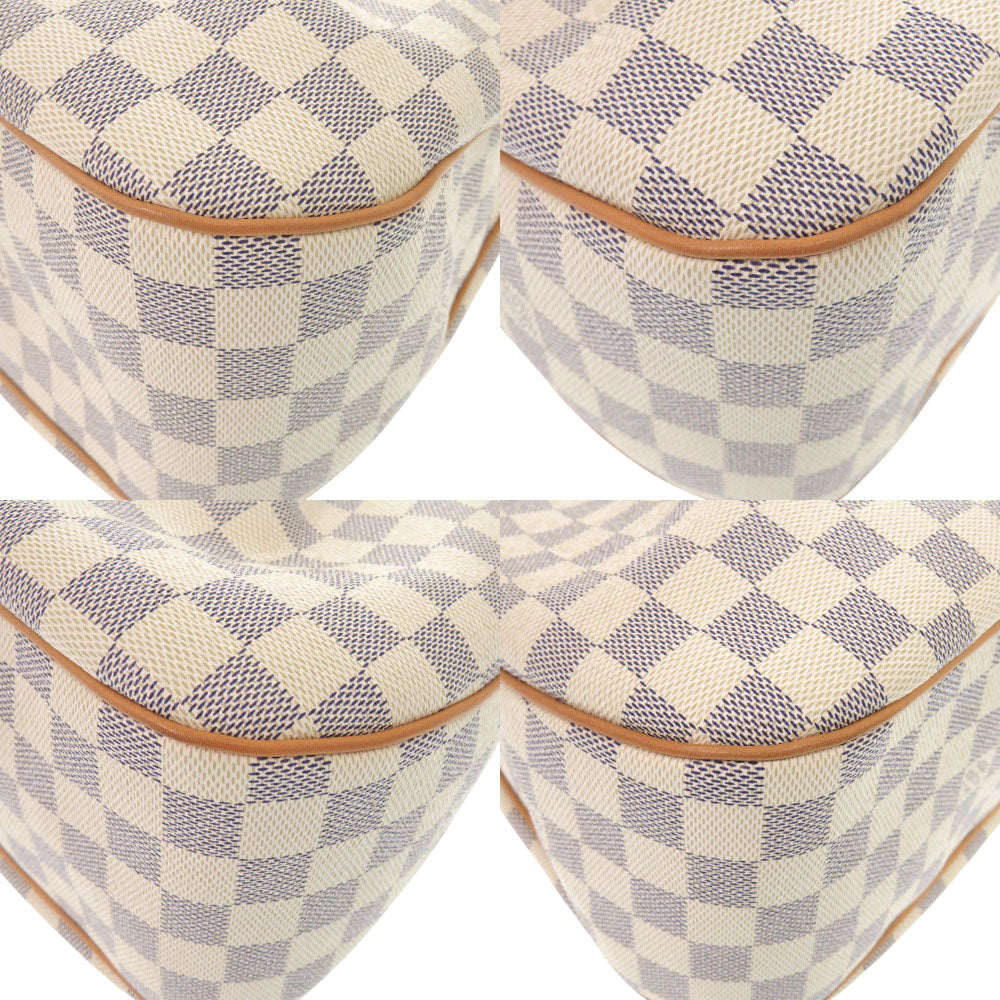 LOUIS VUITTON Shoulder Bag N41112 Damier Azur Canvas white Damier Azur Syracuse MM Women Used Authentic