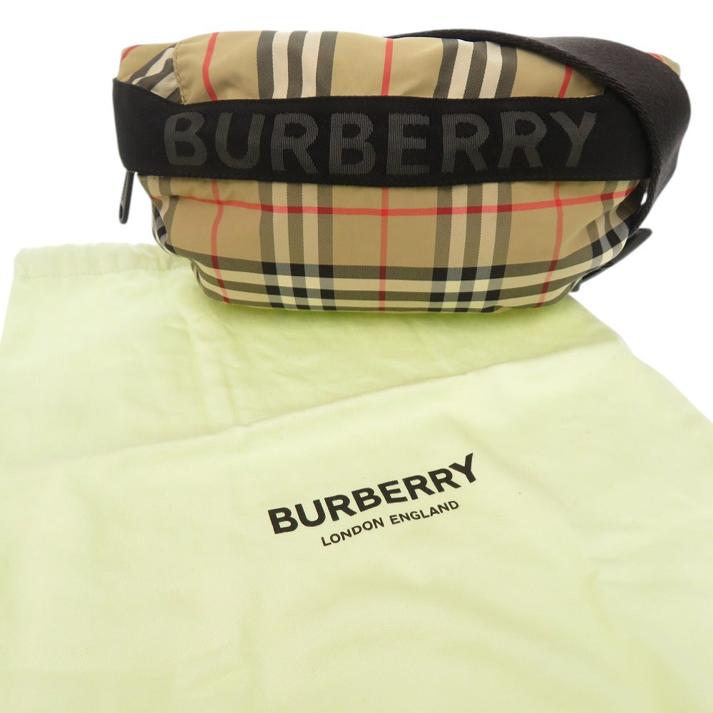 BURBERRY Sling bag 8014715 Nylon beige check