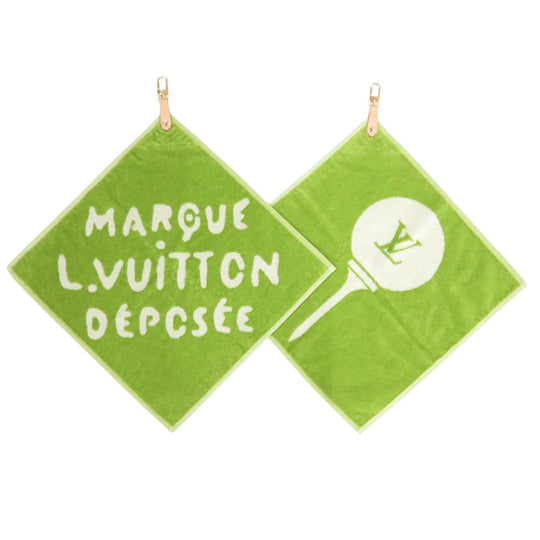 LOUIS VUITTON towel GI1060 Cotton, Leather green Golf towel set unisex(Unisex) Used Authentic