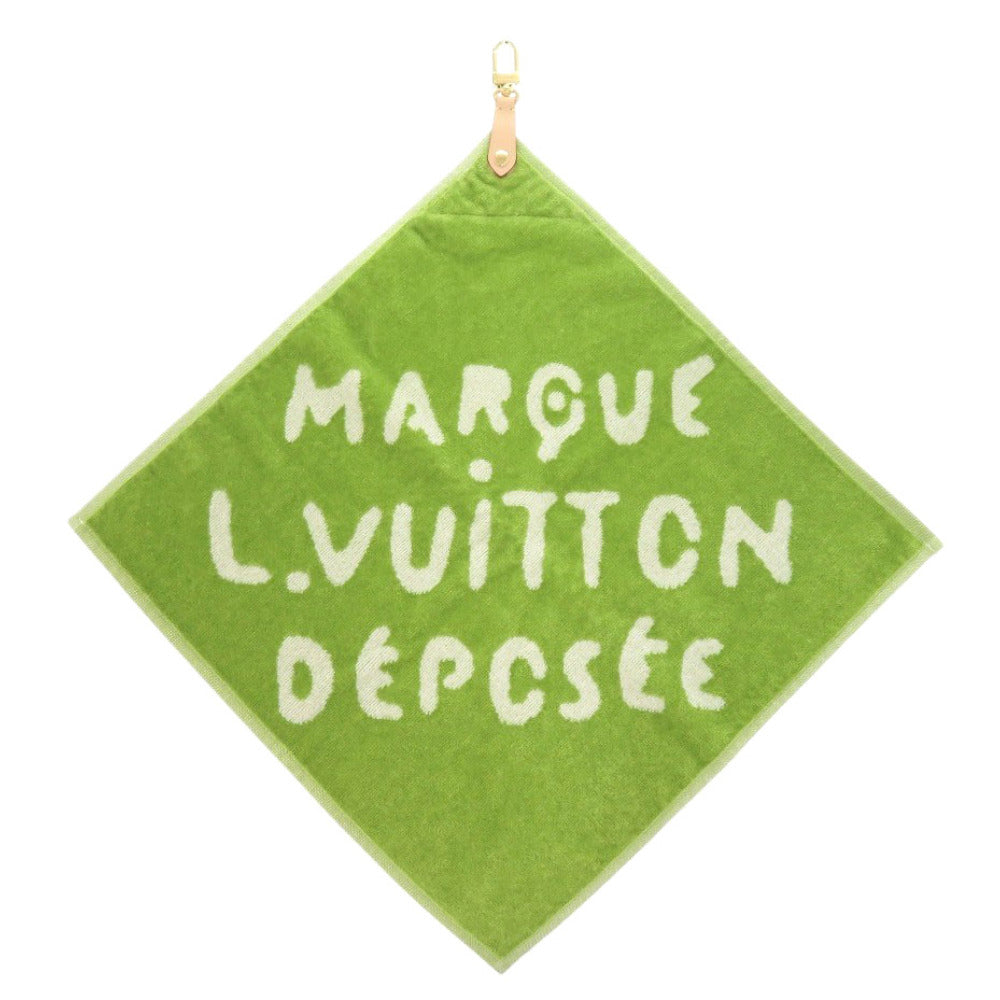 LOUIS VUITTON towel GI1060 Cotton, Leather green Golf towel set unisex(Unisex) Used Authentic