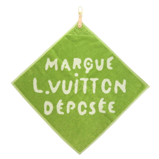 LOUIS VUITTON towel GI1060 Cotton, Leather green Golf towel set unisex(Unisex) Used Authentic