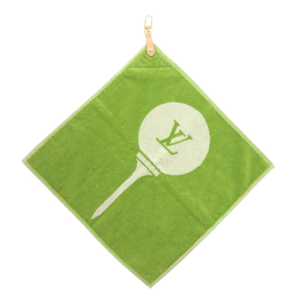 LOUIS VUITTON towel GI1060 Cotton, Leather green Golf towel set unisex(Unisex) Used Authentic