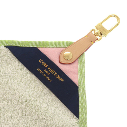 LOUIS VUITTON towel GI1060 Cotton, Leather green Golf towel set unisex(Unisex) Used Authentic