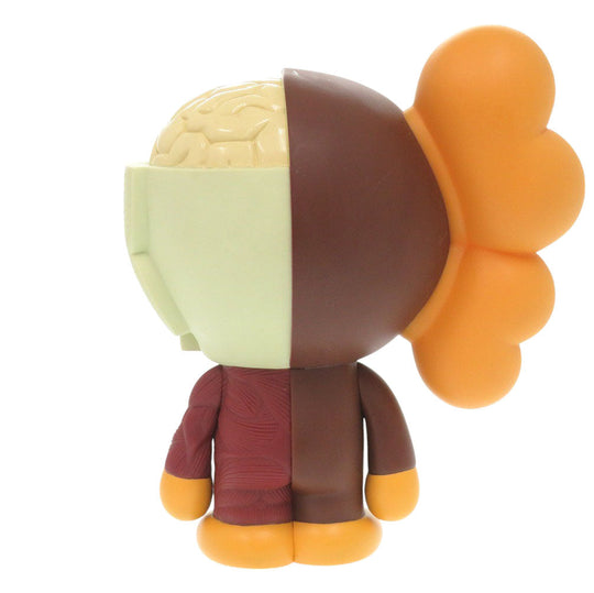 MEDICOM TOY object plastic Brown 11Stainless Steel A Bathing Ape Original Fake KAWS Human Body Model unisex(Unisex) Used Authentic