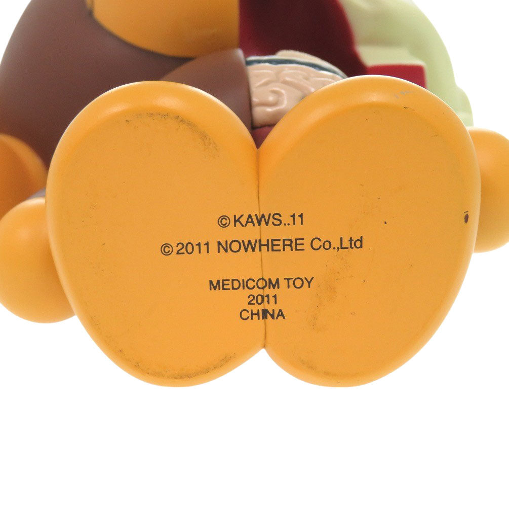 MEDICOM TOY object plastic Brown 11Stainless Steel A Bathing Ape Original Fake KAWS Human Body Model unisex(Unisex) Used Authentic