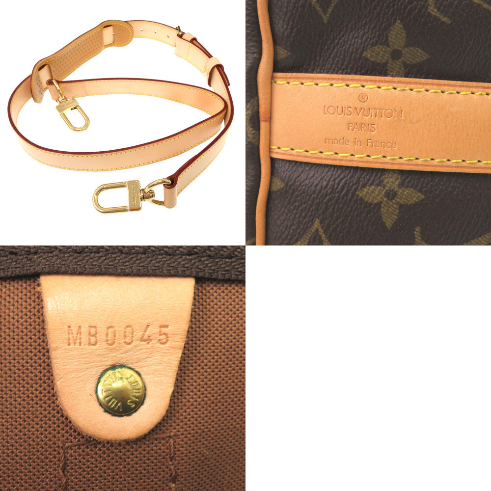 LOUIS VUITTON Boston Duffel bag M41418 Monogram canvas Brown Monogram Keepall bandouliere45 mens Used Authentic