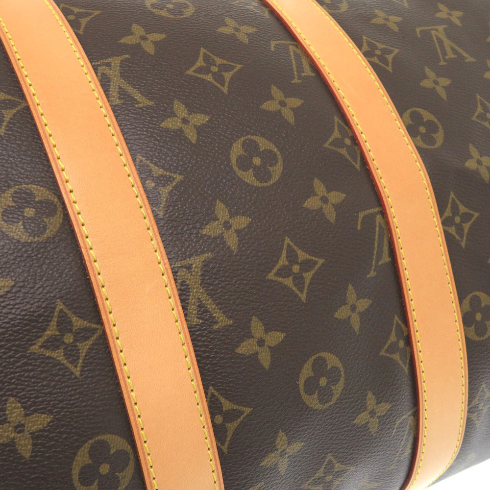 LOUIS VUITTON Boston Duffel bag M41418 Monogram canvas Brown Monogram Keepall bandouliere45 mens Used Authentic