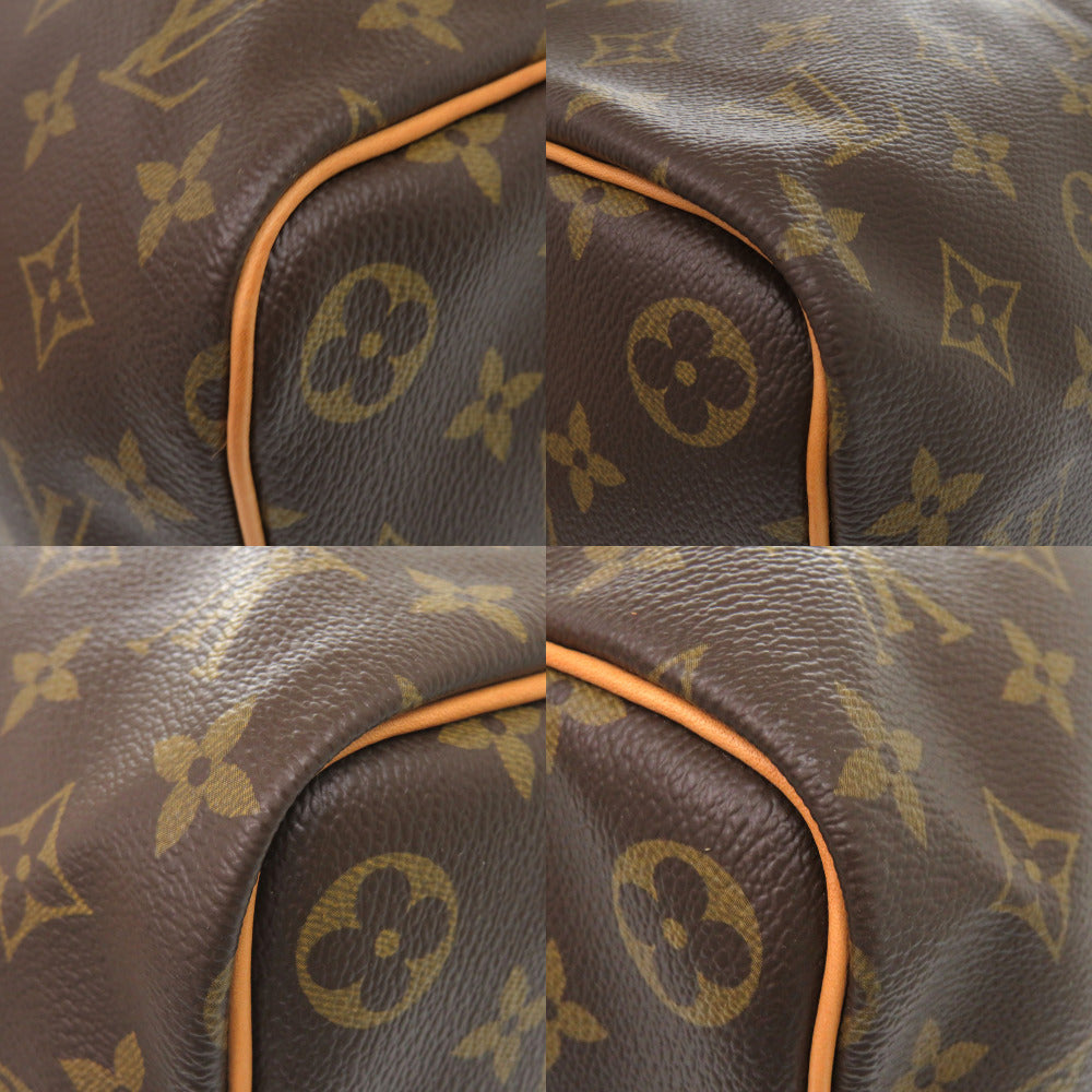 LOUIS VUITTON Boston Duffel bag M41418 Monogram canvas Brown Monogram Keepall bandouliere45 mens Used Authentic