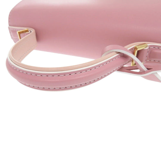 DELVAUX Handbag AA0532AAMOARFDO leather pink Temperate Small Forever Rose Women Used Authentic