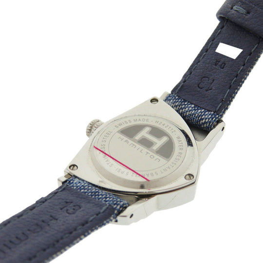 HAMILTON Watches Quartz H24211941 Stainless Steel blue Quartz Ventura denim blue dial Women Used Authentic