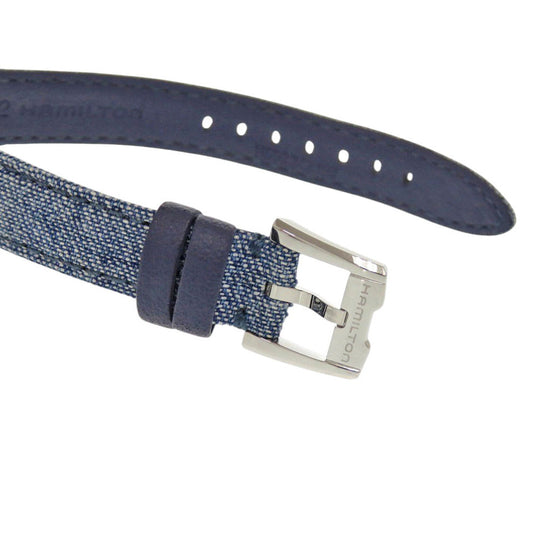 HAMILTON Watches Quartz H24211941 Stainless Steel blue Quartz Ventura denim blue dial Women Used Authentic