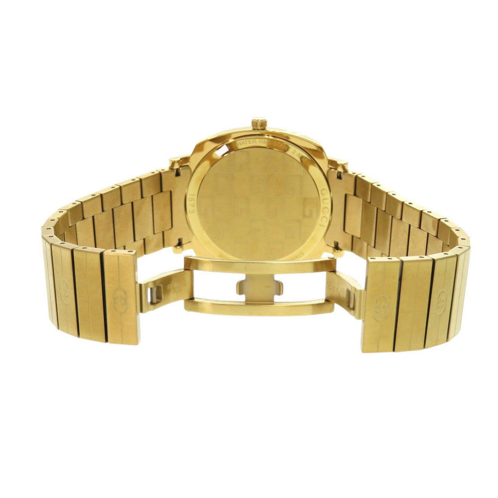 GUCCI Watches Quartz YA157403 Stainless Steel gold Quartz GRIP white dial unisex(Unisex) Used Authentic
