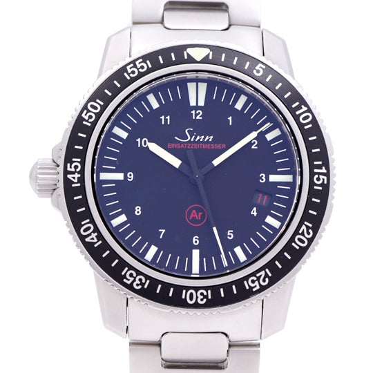 Sinn Watches Mechanical Automatic 603 EZM3 Stainless Steel black Mechanical Automatic Diver's watch black dial mens Used Authentic