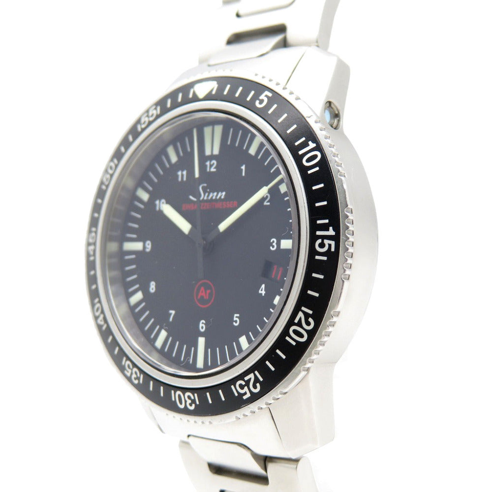 Sinn Watches Mechanical Automatic 603 EZM3 Stainless Steel black Mechanical Automatic Diver's watch black dial mens Used Authentic