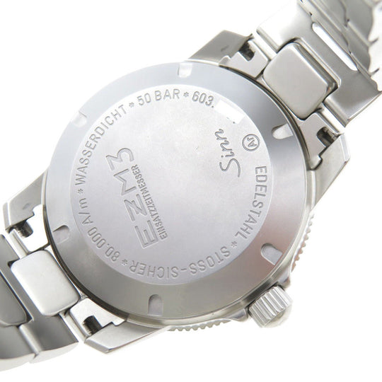 Sinn Watches Mechanical Automatic 603 EZM3 Stainless Steel black Mechanical Automatic Diver's watch black dial mens Used Authentic