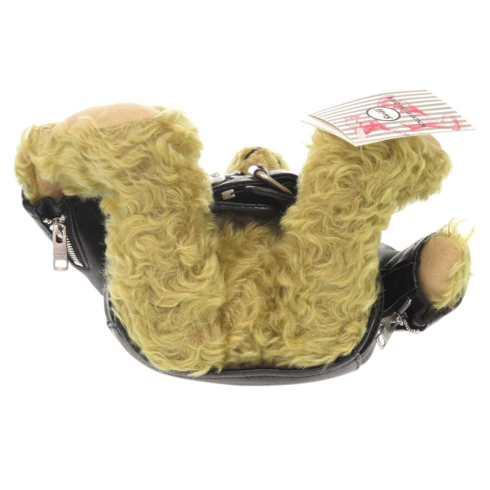 beautiful people Plush Doll Mohair light brown steiff riders bear wallet Women(Unisex) Used Authentic