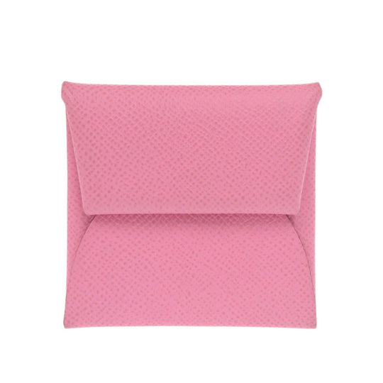 HERMES Coin case Epsom pink Bastia Women Used Authentic