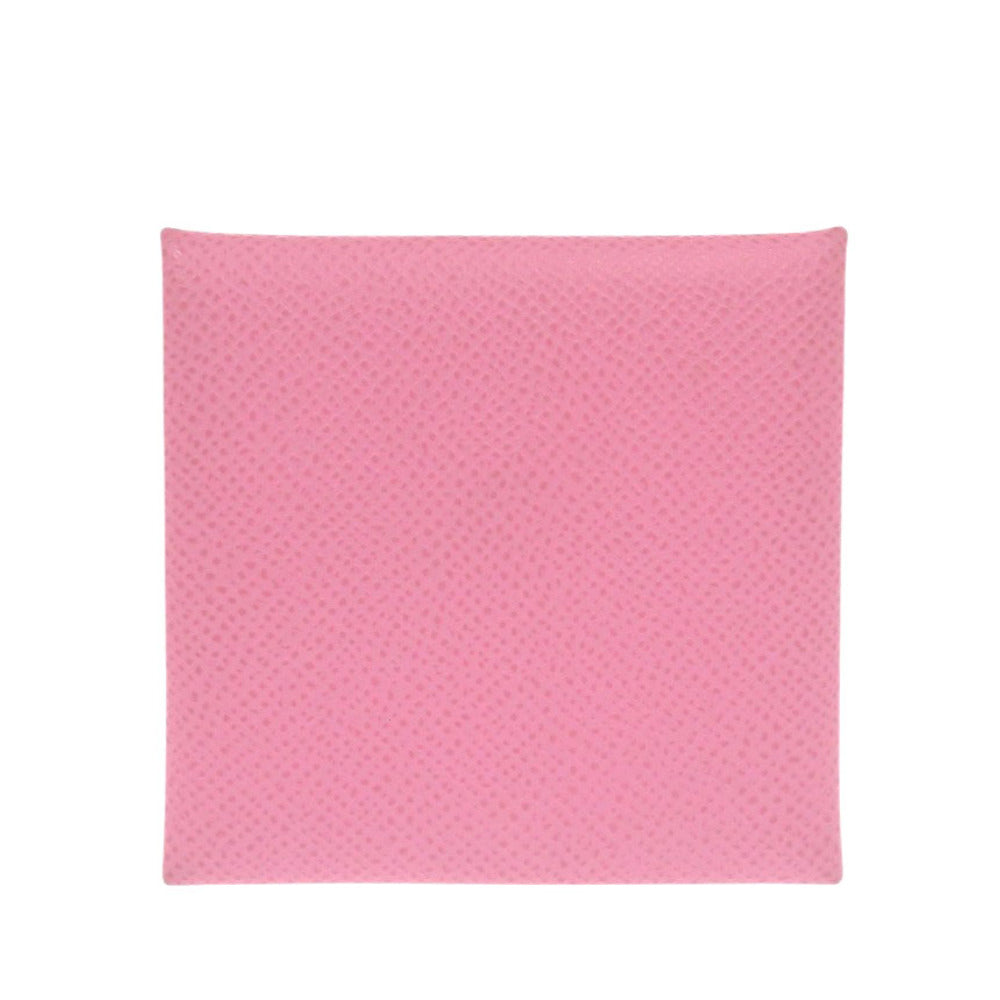 HERMES Coin case Epsom pink Bastia Women Used Authentic
