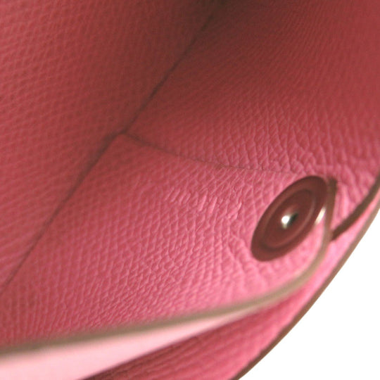 HERMES Coin case Epsom pink Bastia Women Used Authentic