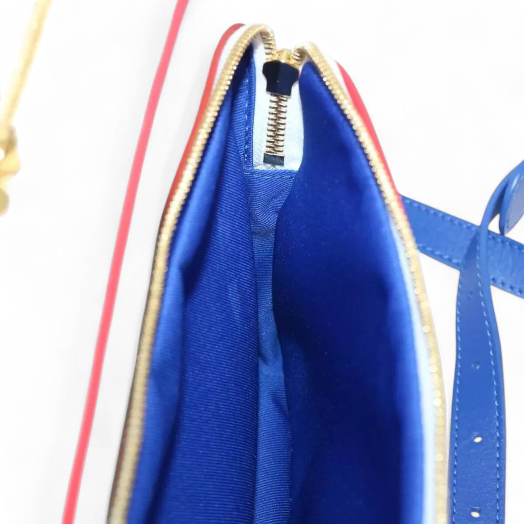 Louis Vuitton Monogram Nile PM Shoulder Bag NBA White Blue Strap Men's Bag