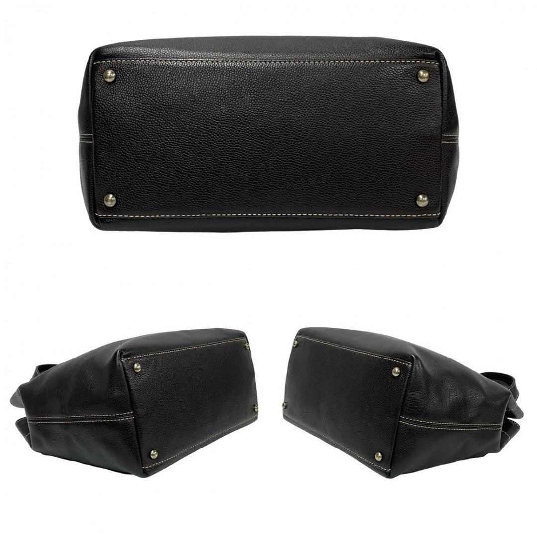 CHANEL Shoulder Bag Matt caviar skin Brown