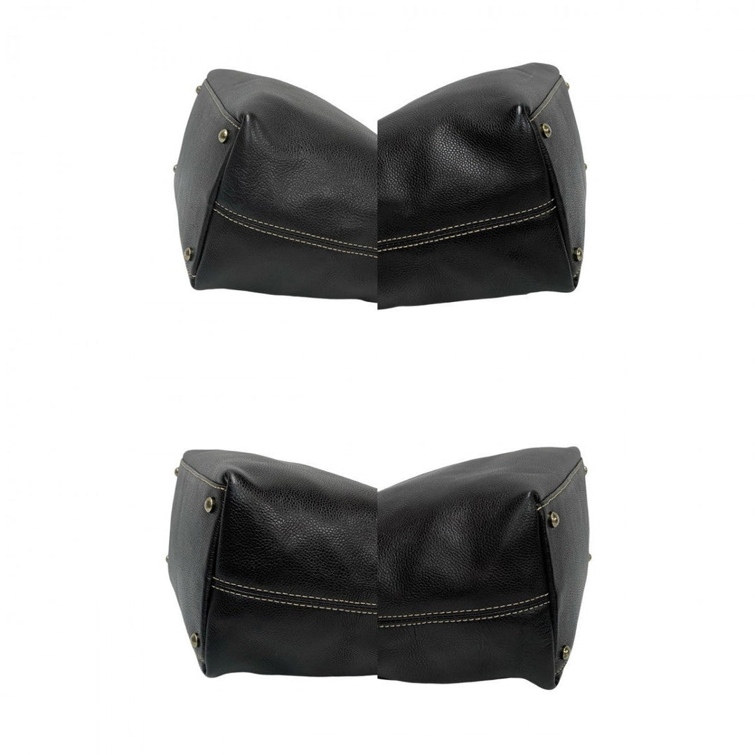 CHANEL Shoulder Bag Matt caviar skin Brown