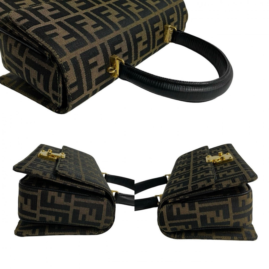 FENDI Shoulder Bag leather black