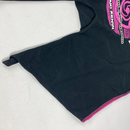 DOLCE&GABBANA Short sleeve T-shirt cotton black Jujutsu Kaisen Cropped T-shirt Zen'in Maki Women 36 Used Authentic